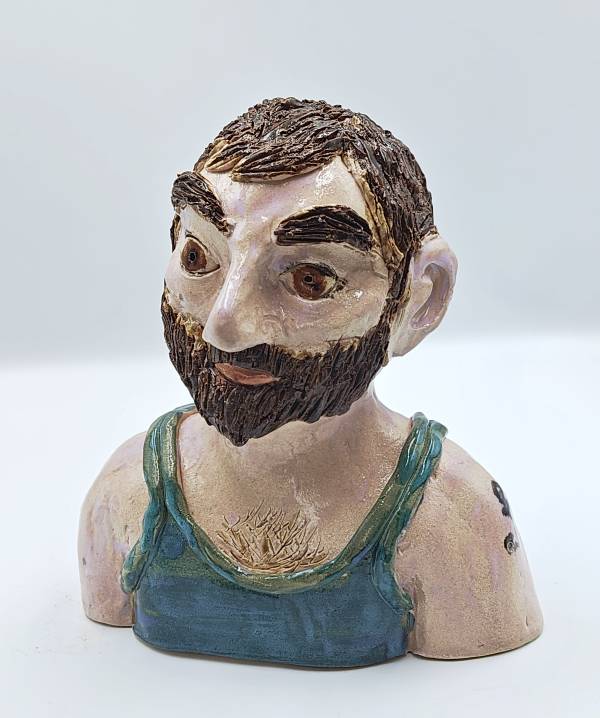 - a Ceramic by Heather Hunt, measuring 25 x 19 cm (H x W) £140
